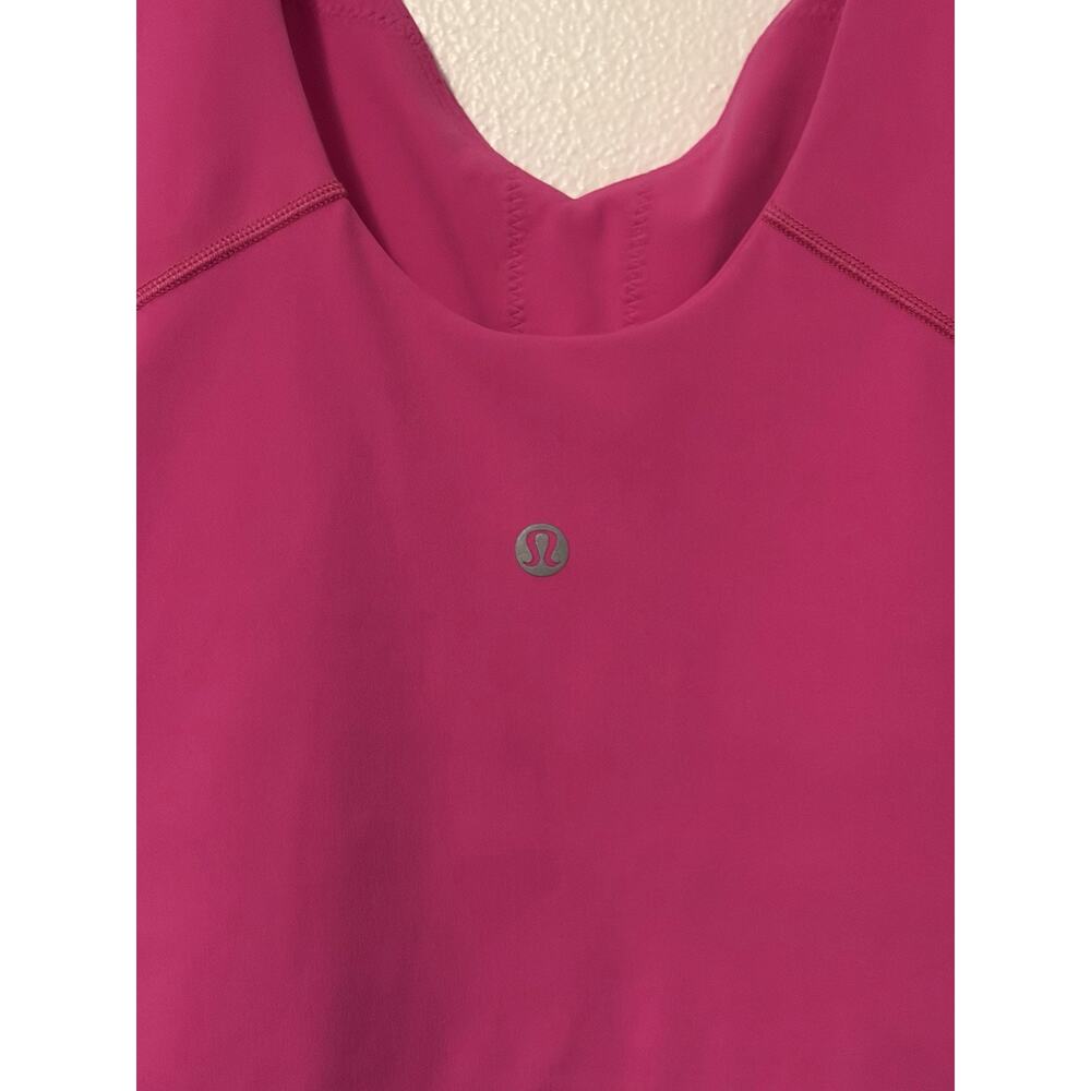 Lululemon Align Tank Top Women’s size 16 Pink W1DUDS *No Pads - Picture 3 of 8